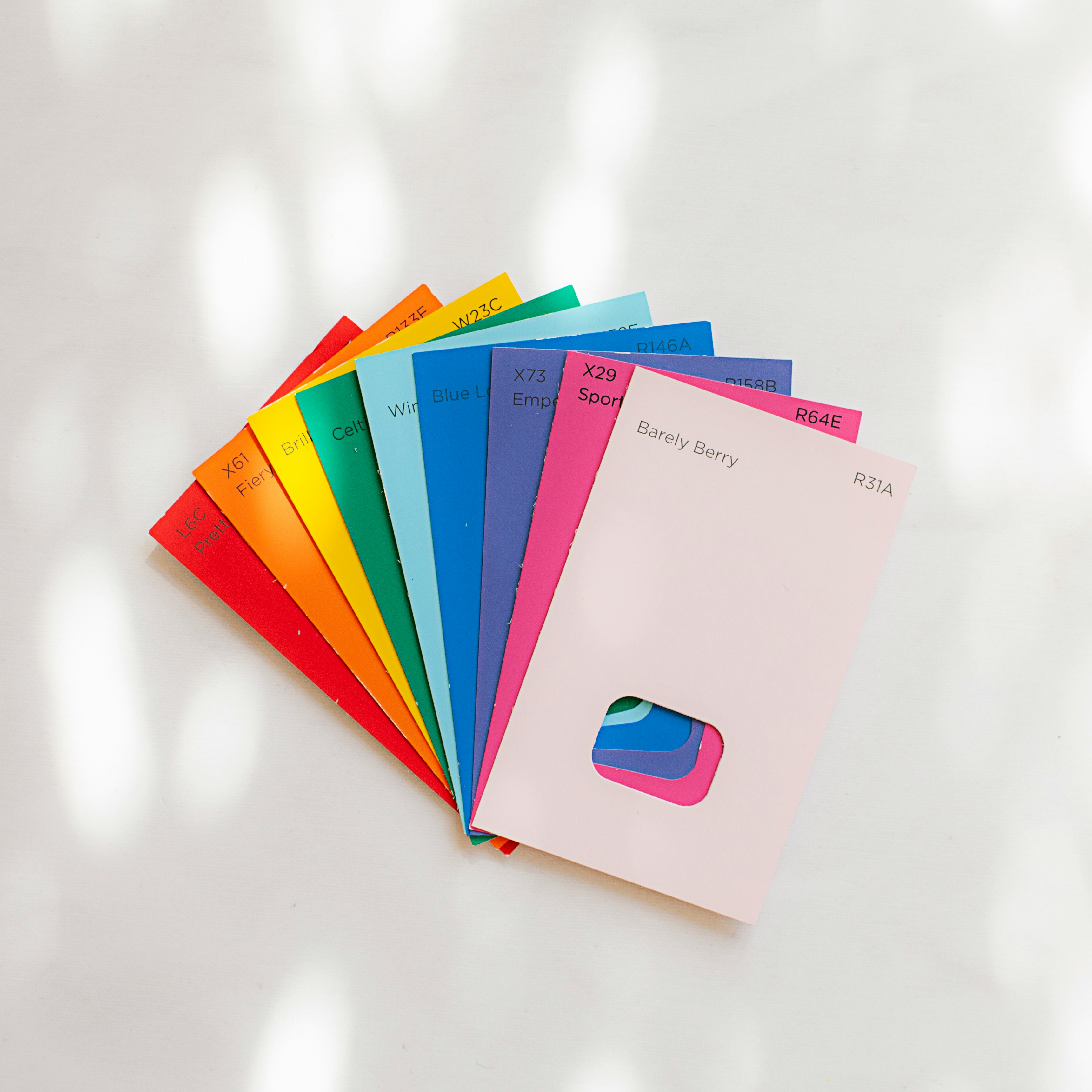 Colour preview mockups